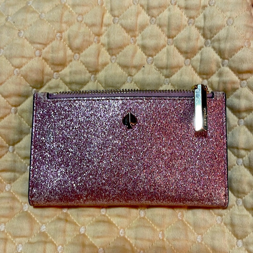 Sparkly Light Pink Kate Spade Wallet